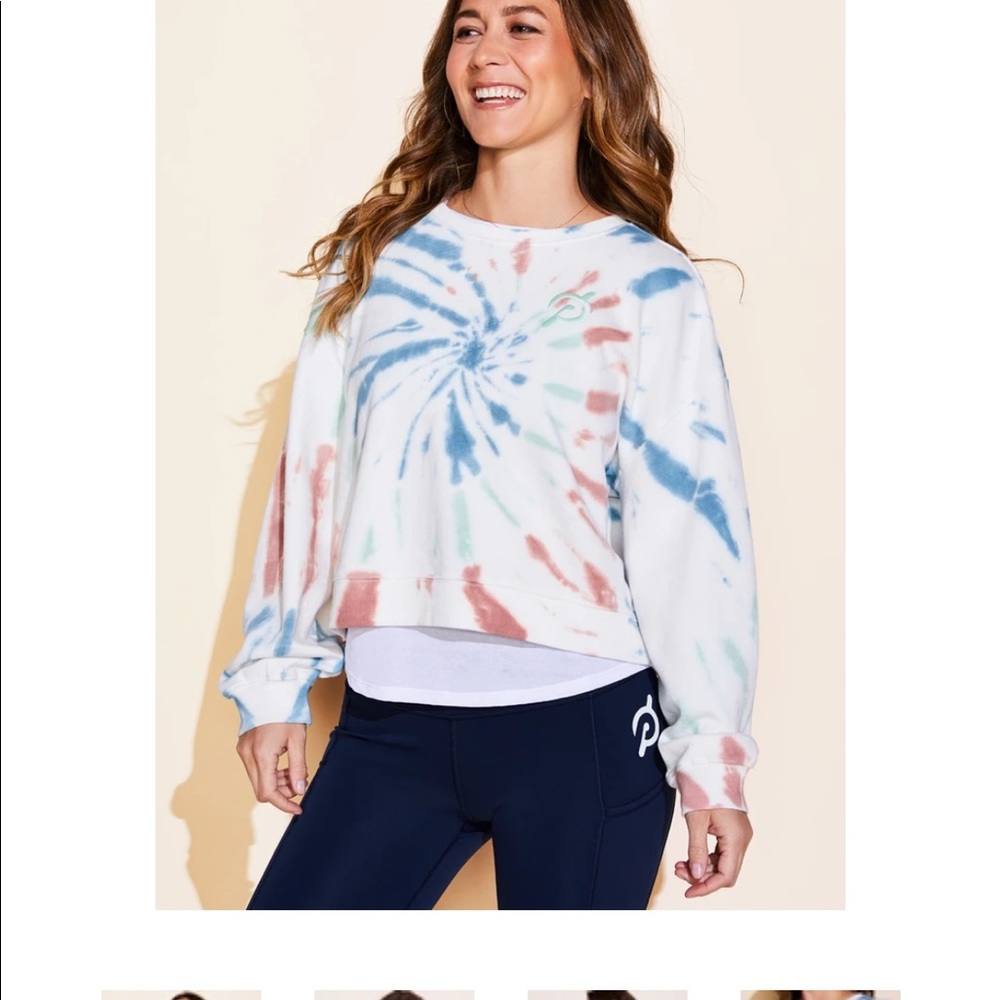 Peloton Tie Dye Crew Neck sweatshirt
